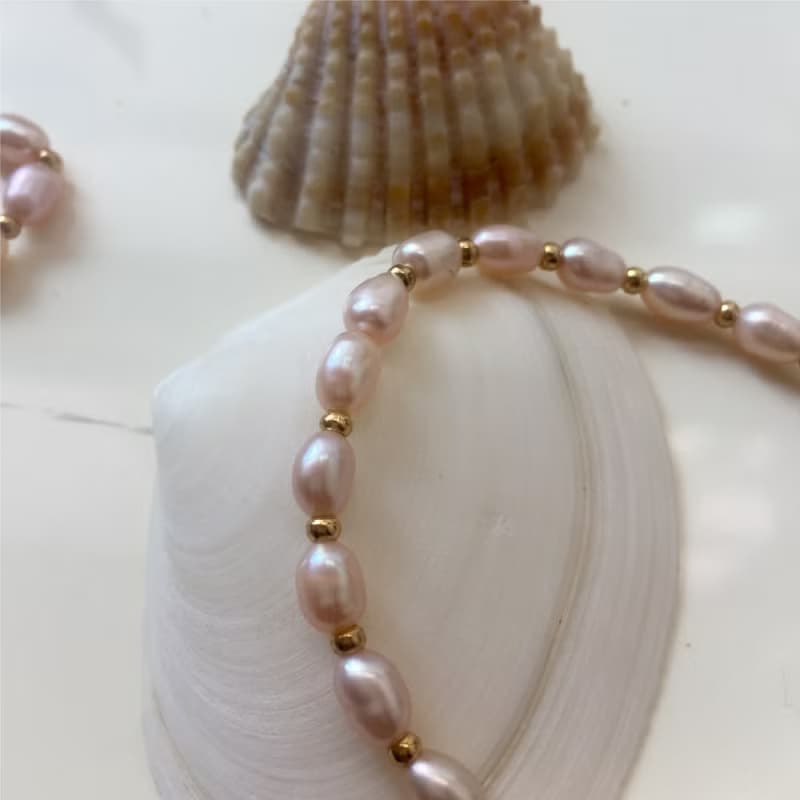 / 海洋的話語/ 珍珠彈性手鍊