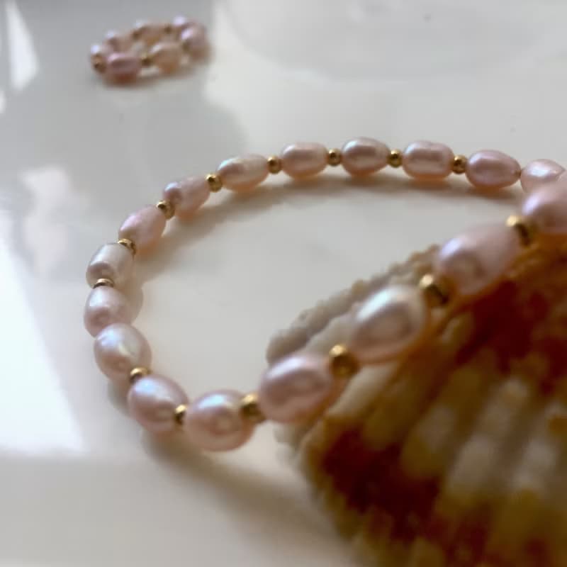 / 海洋的話語/ 珍珠彈性手鍊