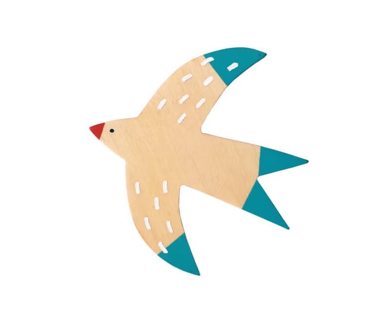Three Birds wall decoration made of Finnish birch wood to brighten up your home.
