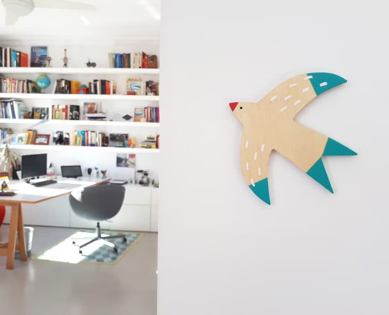 Three Birds wall decoration made of Finnish birch wood to brighten up your home.