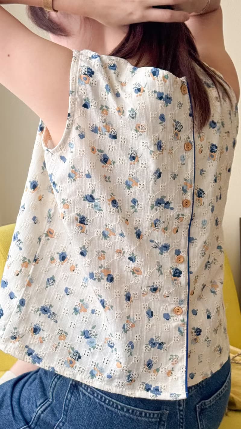 Cozy Lace Top : 2 種尺寸 紅色的