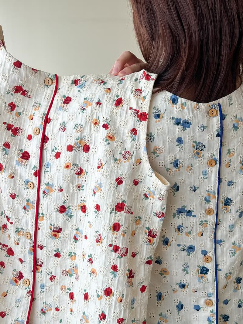 Cozy Lace Top : 2 種尺寸 紅色的
