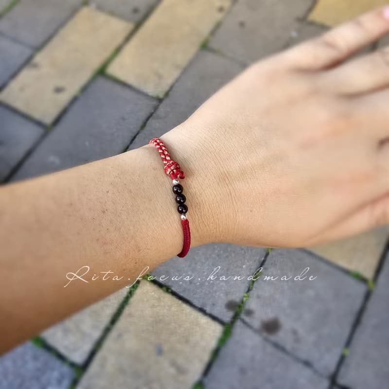 邊織 | 設計款 | 元素搭配 | 手鍊 | 腳鍊 | 開運紅
