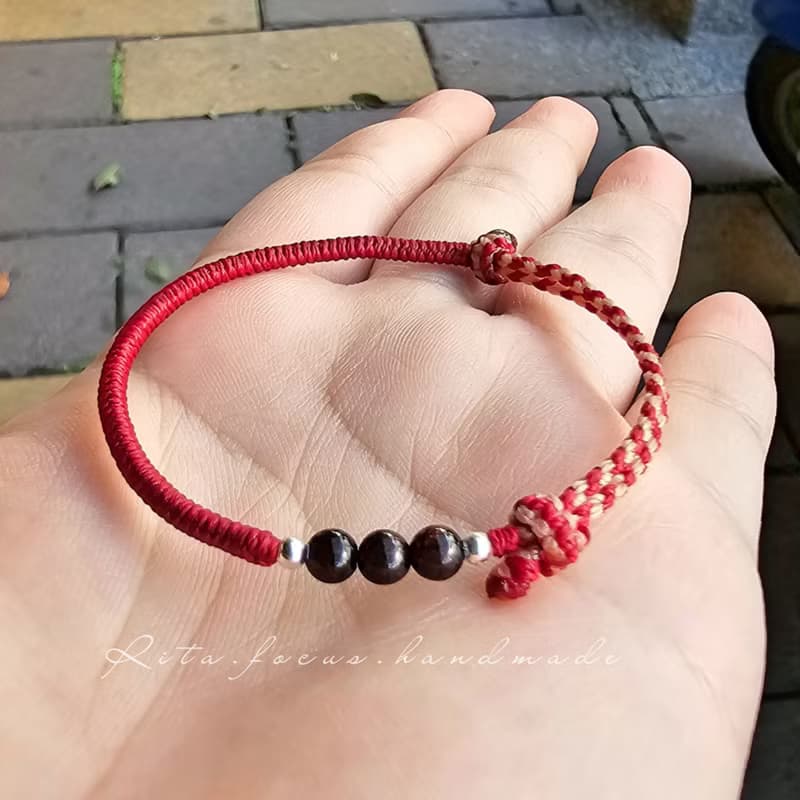 邊織 | 設計款 | 元素搭配 | 手鍊 | 腳鍊 | 開運紅