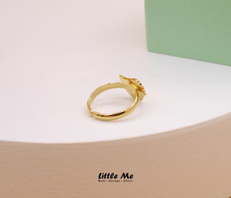 Handmade Little Bird Ring - 18K gold plated on brass ,Little Me by CASO jewelry