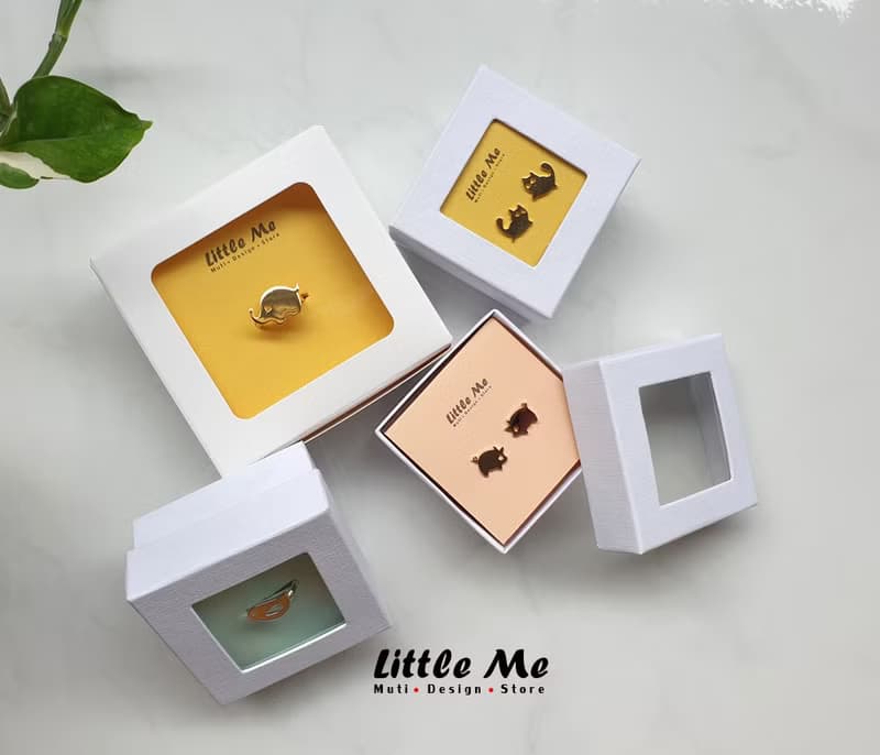 Handmade Little Bird Ring - 18K gold plated on brass ,Little Me by CASO jewelry