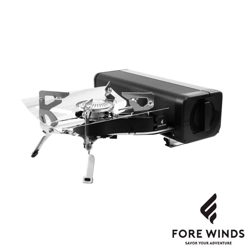 【Iwatani岩谷】Forewinds戶外折疊卡式瓦斯爐-消光黑-2.2kW