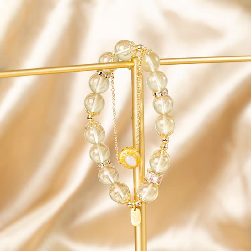 【牽心】麥穗-黃水晶雙鍊手鍊