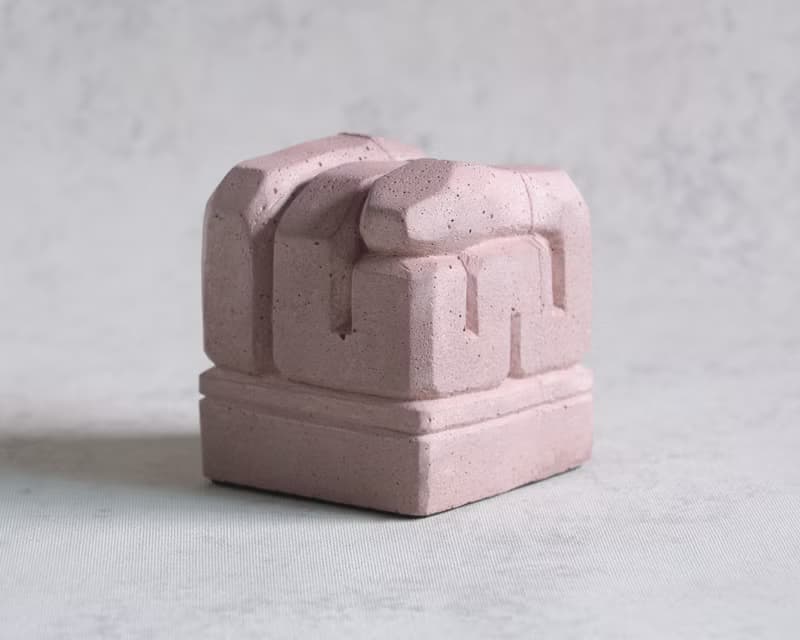 Concrete Bookend Amphisbaena Nutmeg Sold as a single