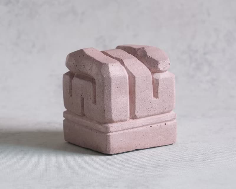 Concrete Bookend Amphisbaena Nutmeg Sold as a single