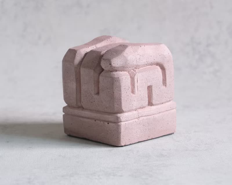 Concrete Bookend Amphisbaena Nutmeg Sold as a single
