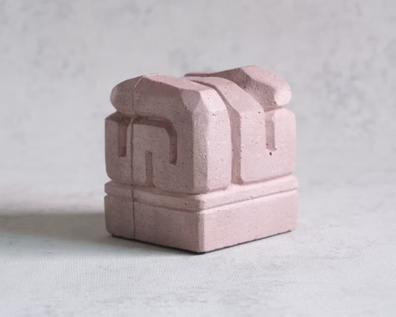 Concrete Bookend Amphisbaena Nutmeg Sold as a single