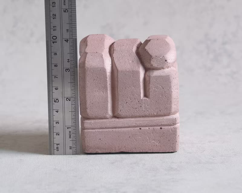 Concrete Bookend Amphisbaena Nutmeg Sold as a single