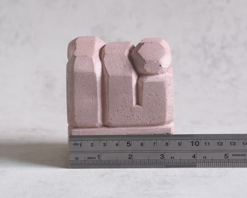 Concrete Bookend Amphisbaena Nutmeg Sold as a single