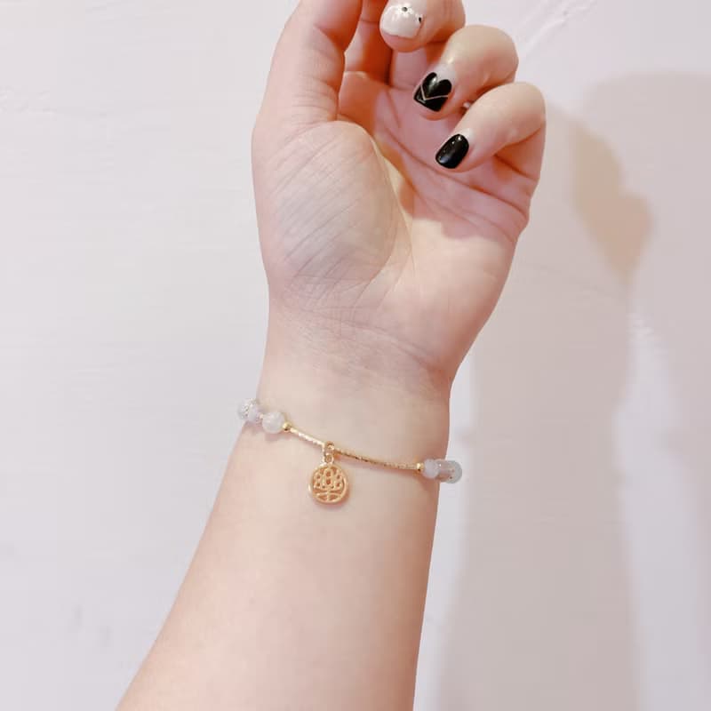 藍色勇氣水晶手鍊 貔貅 海藍寶 藍紋石 紫水晶 貴人 溝通表達