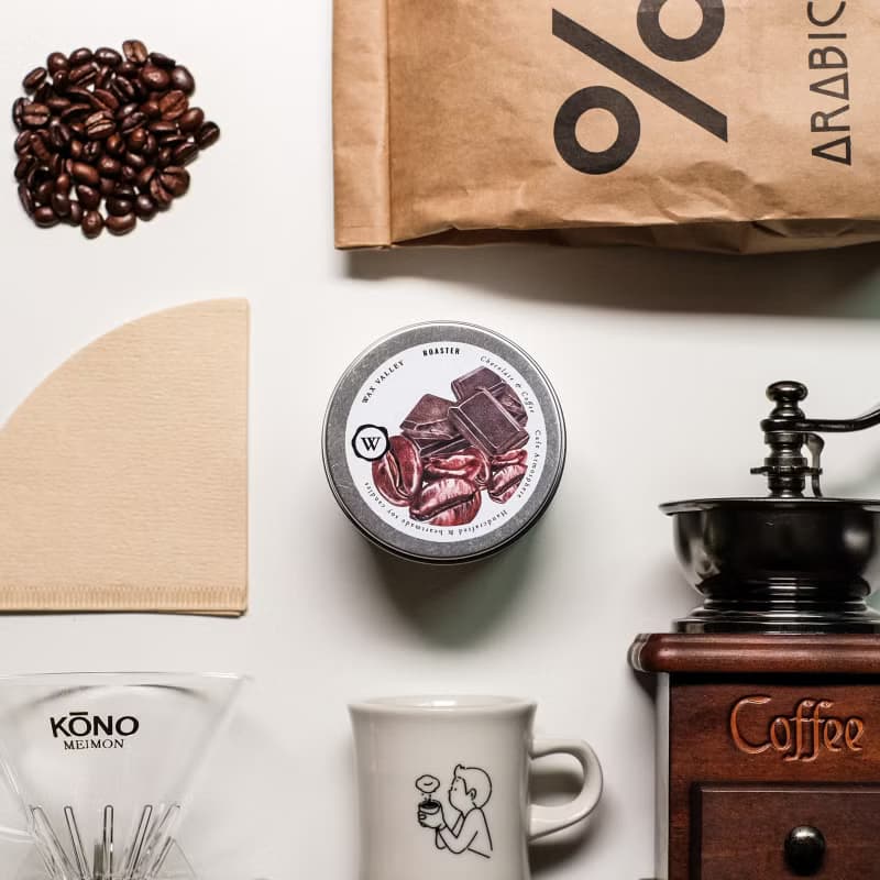 Soy Candle Roaster Blend Portable Tin - Coffee & Chocolate
