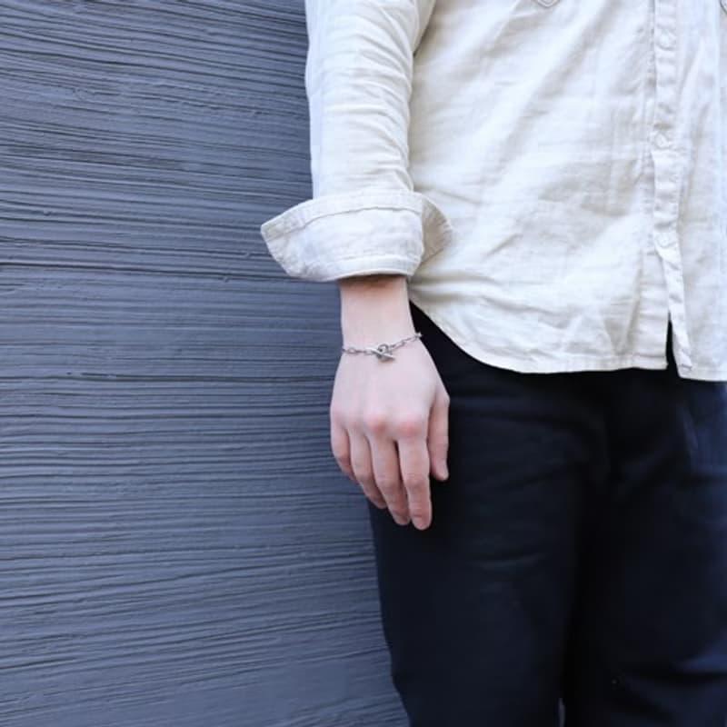 錫×銀手鍊 鍊式手鍊 -KOBAN-