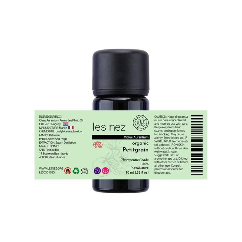 【Les nez 香鼻子】天然有機單方苦橙葉精油 10ML
