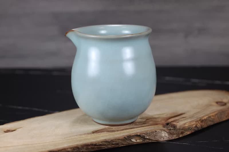 【送禮好物】300~340ml 汝窯 手拉坯 無把茶海 名家葉敏祥手作