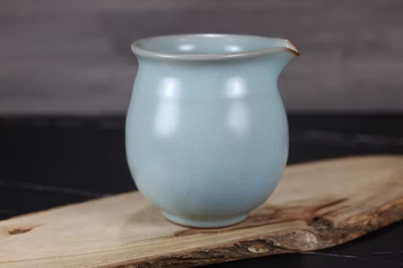 【送禮好物】300~340ml 汝窯 手拉坯 無把茶海 名家葉敏祥手作