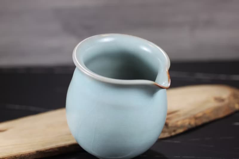 【送禮好物】300~340ml 汝窯 手拉坯 無把茶海 名家葉敏祥手作