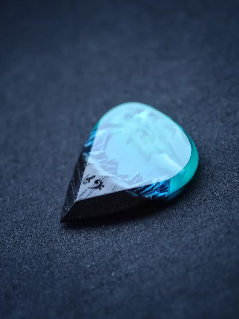木樹脂吉他撥片北極光最好的音樂家禮物
