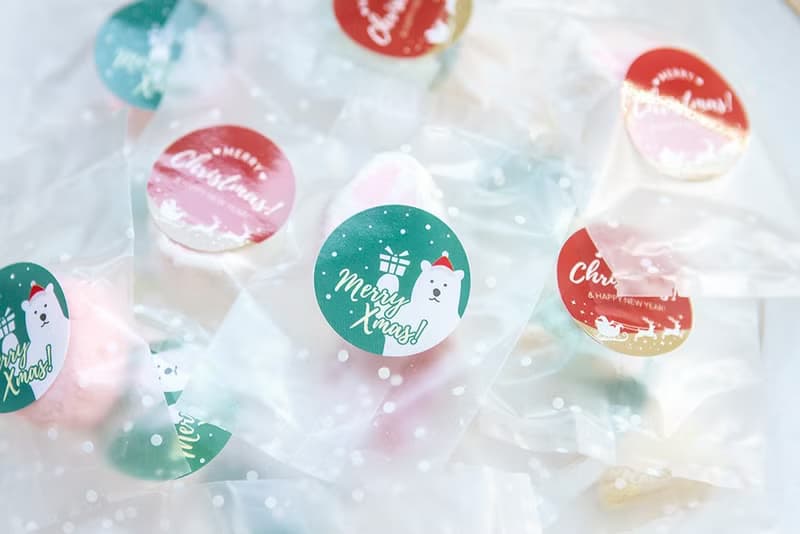 耶誕快樂雪人糖果袋 (綜合棉花糖30入) 耶誕 糖果 同樂會 分享禮