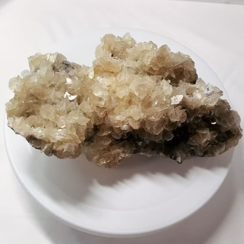 Crystal Corner 隅石丨黃方解石花型晶簇245丨淨化丨療癒水晶法寶
