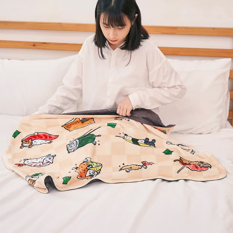 貓の日料空調毯【HitoCat 吉豆貓】 新年禮物  情人節 暖暖道具