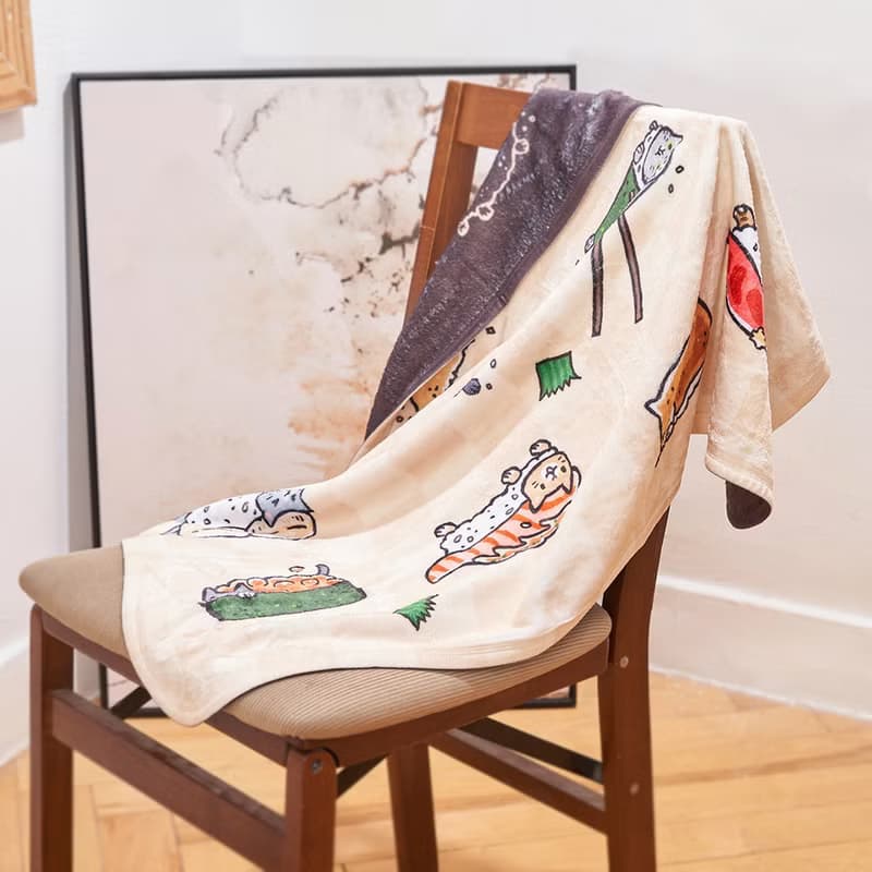 貓の日料空調毯【HitoCat 吉豆貓】 新年禮物  情人節 暖暖道具