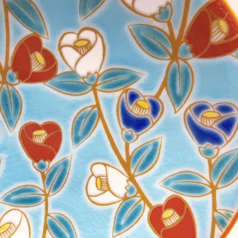 【九谷燒】青郊窯緣起小盤-樁