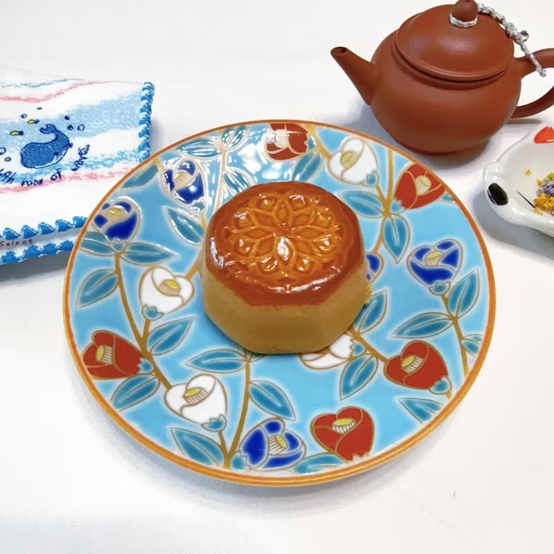 【九谷燒】青郊窯緣起小盤-樁