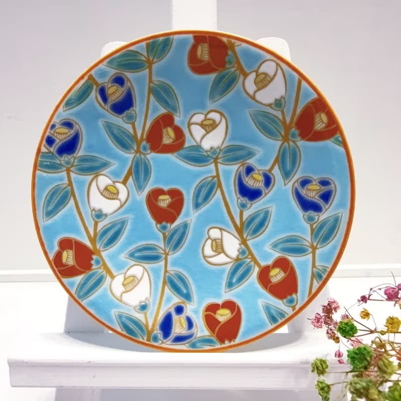 【九谷燒】青郊窯緣起小盤-樁