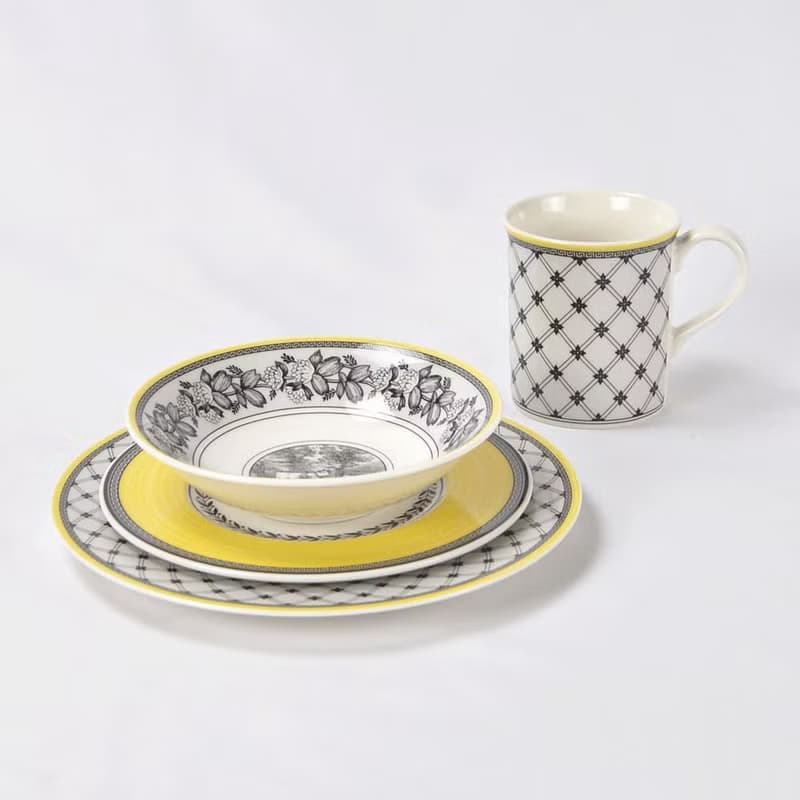 德VB │奧頓系列組合-點心杯碗盤4件組(2款可選)