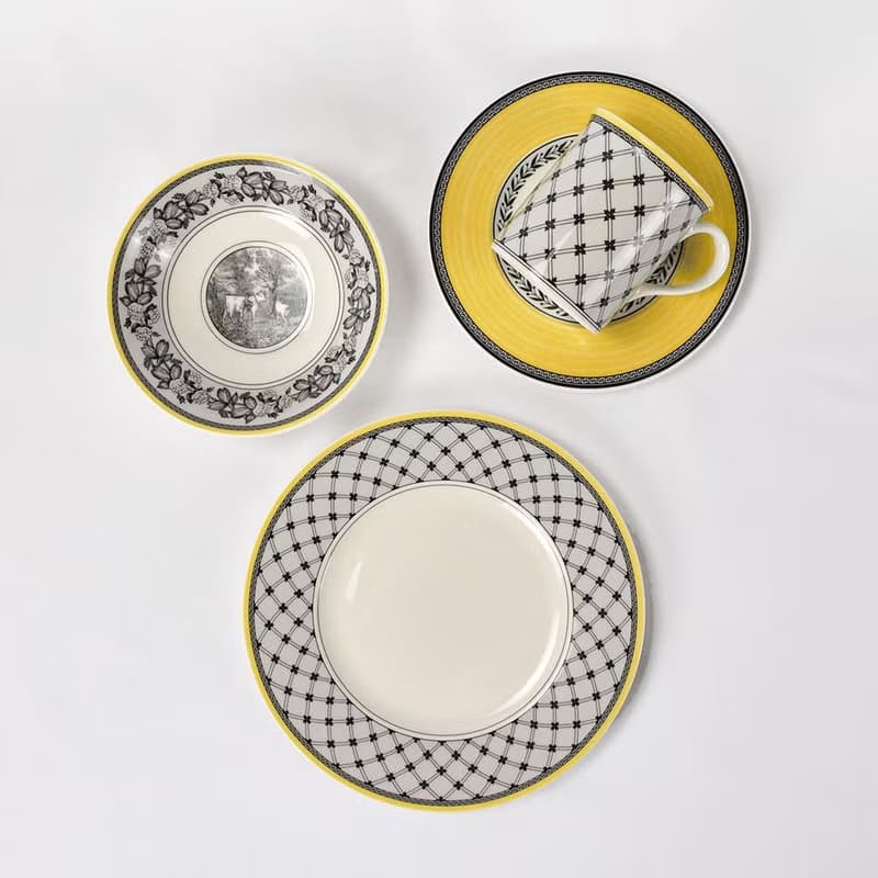 德VB │奧頓系列組合-點心杯碗盤4件組(2款可選)