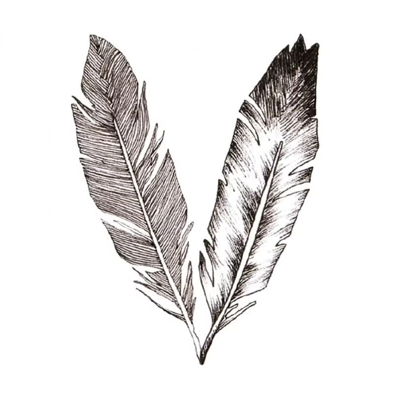 FEATHERS 刺青紋身貼紙 | TATTYOO