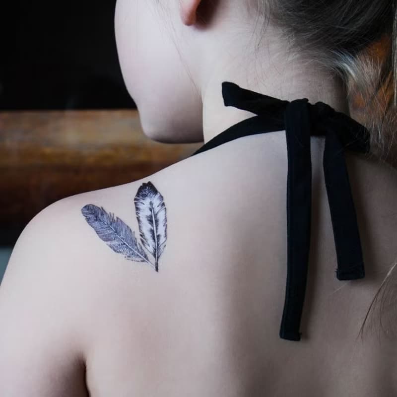 FEATHERS 刺青紋身貼紙 | TATTYOO