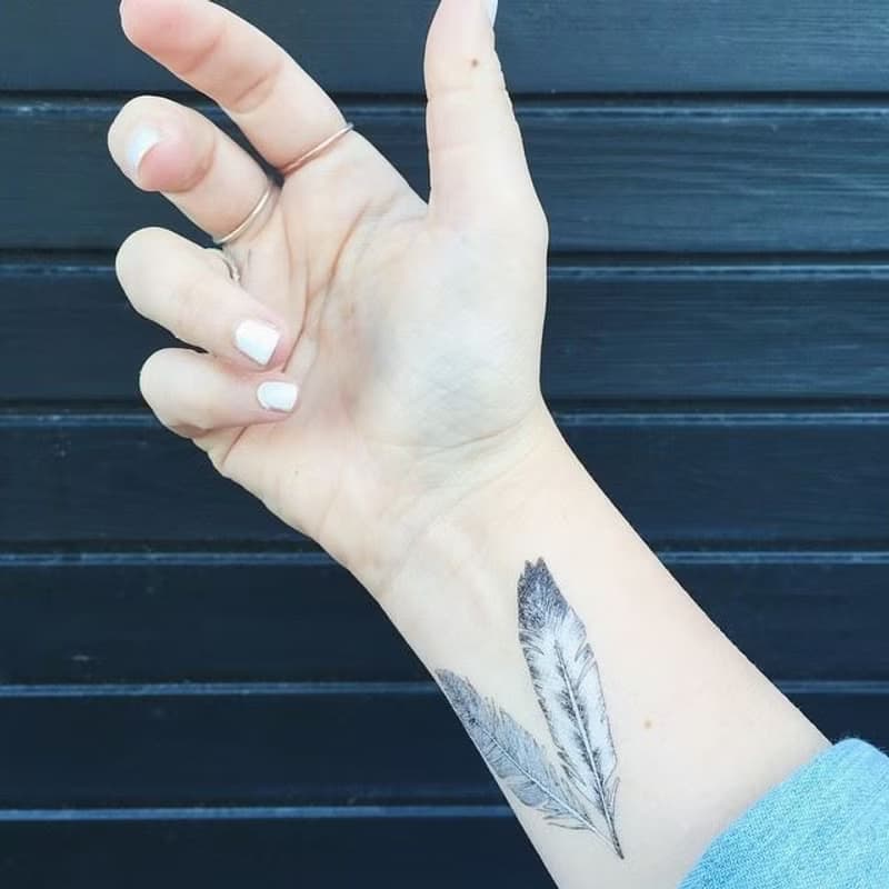 FEATHERS 刺青紋身貼紙 | TATTYOO
