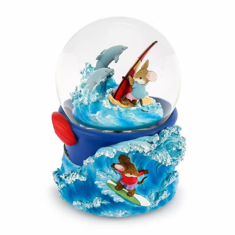 極限衝浪 水晶球音樂盒 生日情人節聖誕交換禮物老鼠運動