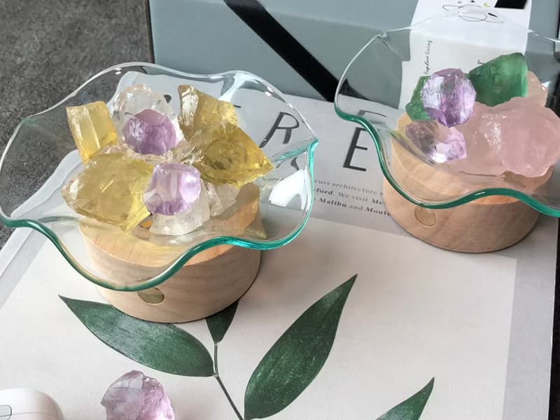 夏花∣水晶擴香燈 5款 小花香氛燈系列