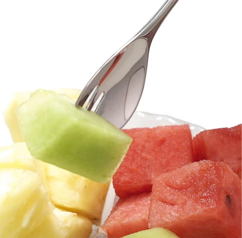 日製不鏽鋼幼兒湯匙叉(左/右手任選)