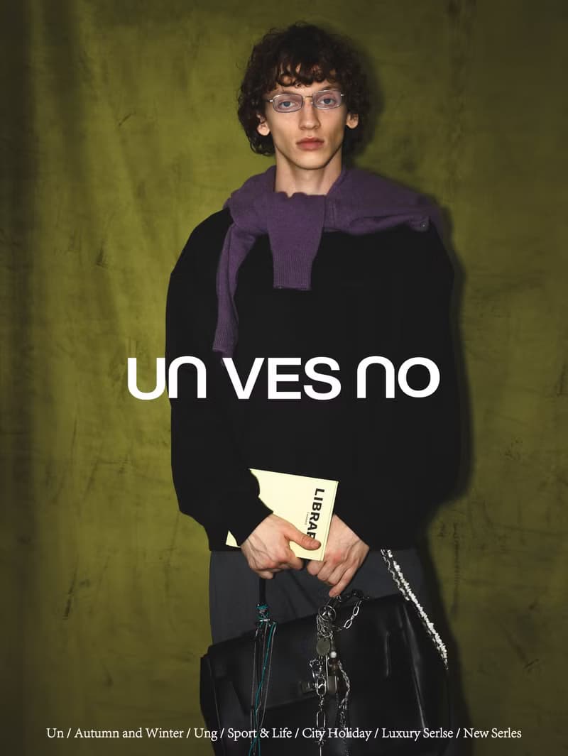 【加絨】Unvesno(UN) 三合一功能自發熱抗菌抗靜電刺繡圓領衛衣