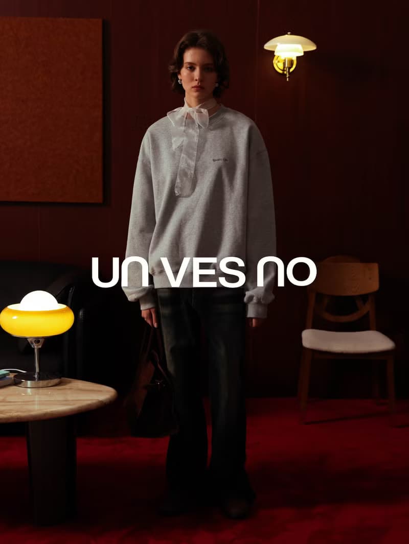 【加絨】Unvesno(UN) 三合一功能自發熱抗菌抗靜電刺繡圓領衛衣