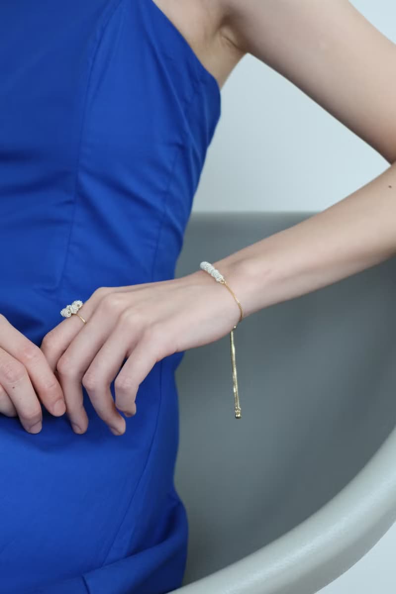 花聚時光手鍊\可調整式 14K包金 可愛手鍊 禮物 聖誕節