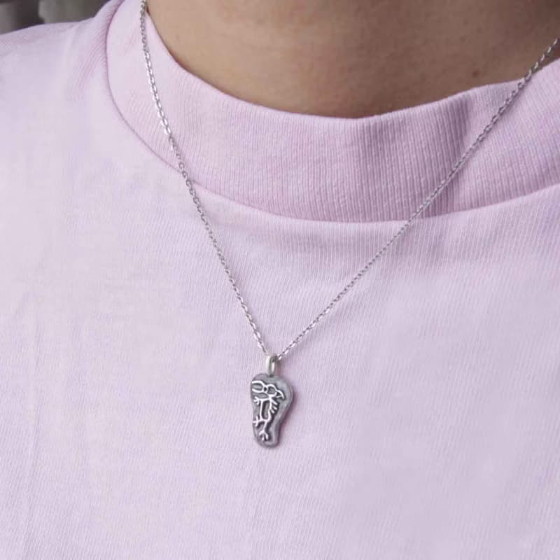 中國象形文字十二生肖系列---牛、猴、兔、雞、鼠、馬項鍊