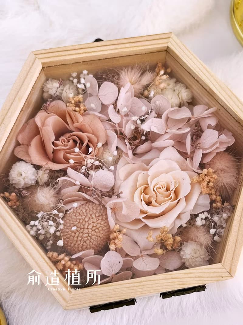 俞造植所 │暮色森語 永生玫瑰花盒  空間佈置 情人節禮物