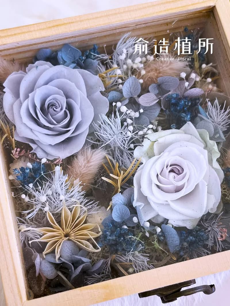 俞造植所 │暮色森語 永生玫瑰花盒  空間佈置 情人節禮物