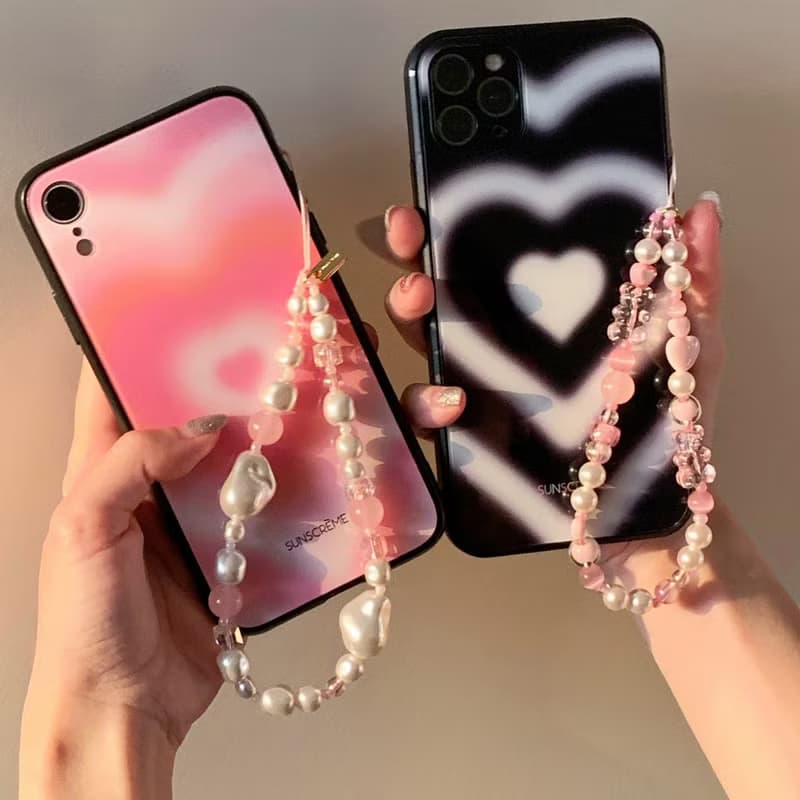 VALENTINE'S SPECIALS: PINK ROSE PHONE STRAP