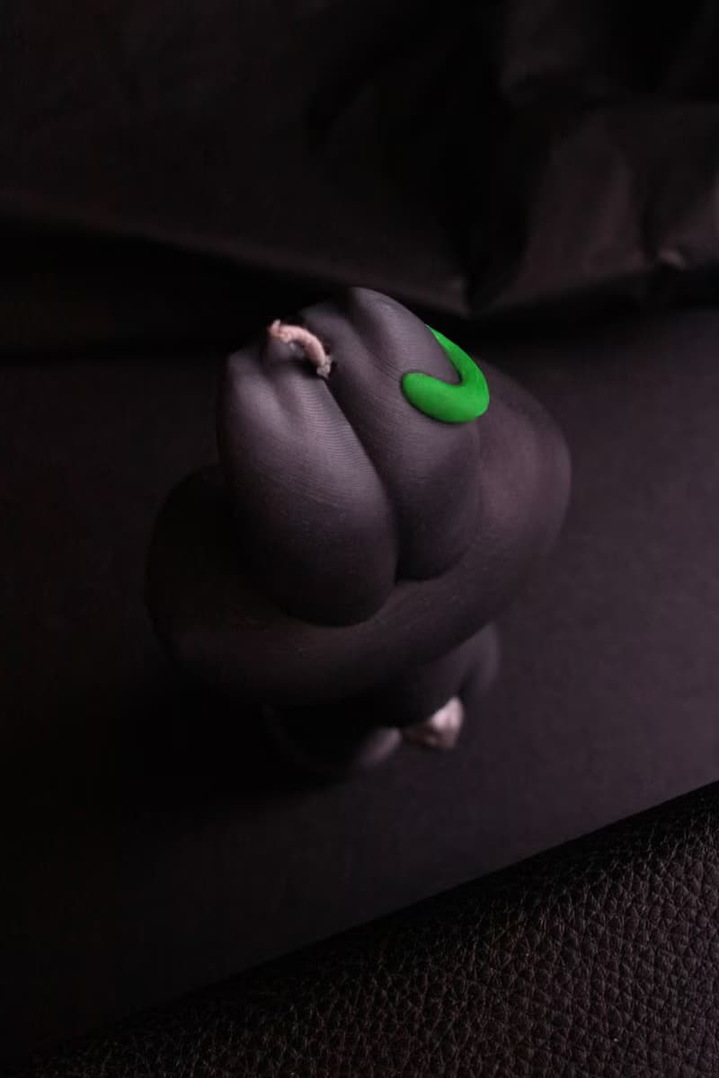 黑色TOU 茉莉 海洋香調  手作香氛蠟燭