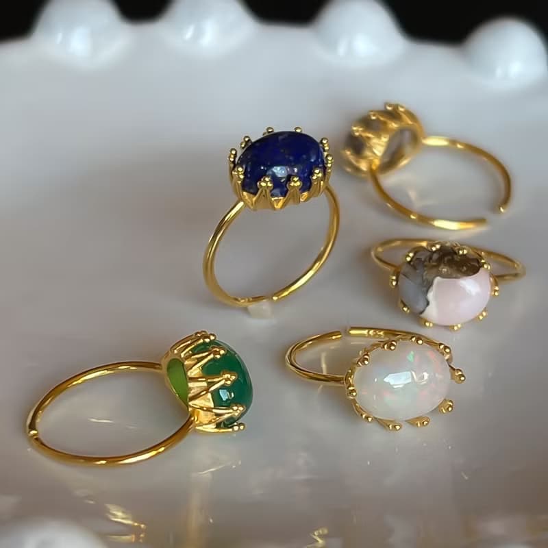 Green Onyx Ring【gift box】